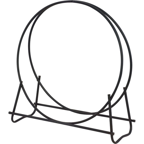 40” Black Tubular Log Hoop