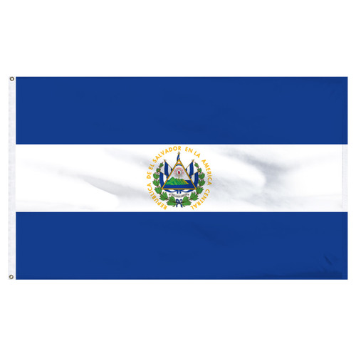 4ft x 6ft El Salvador Nylon Flag