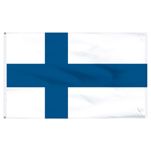 Finland Flag 5ft x 8ft Nylon
