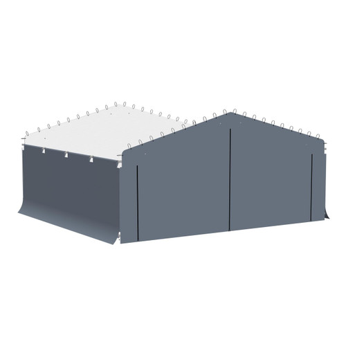 Arrow 20' x 20' Enclosure Wall Kit ONLY for Carport - Gray