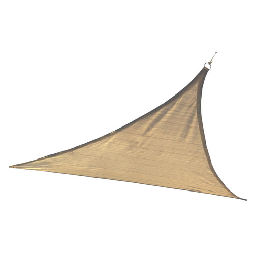 12' x 12' Heavyweight Triangle Shade Sail - Sand