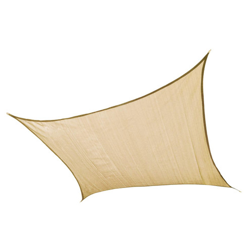 12' x 12' Heavyweight Square Shade Sail - Sand