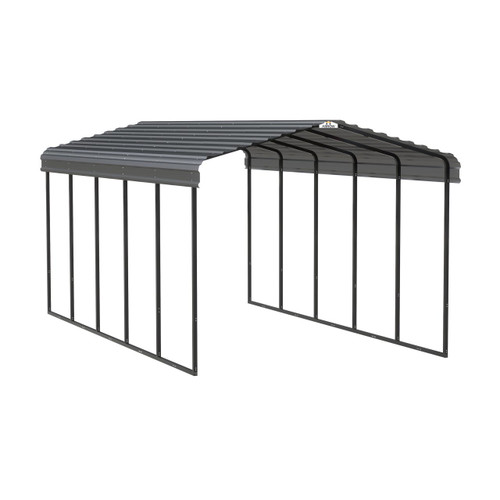 Arrow 12' x 24' x 9' Carport - Charcoal