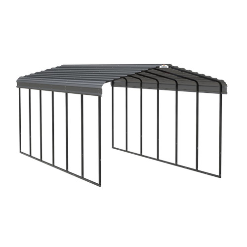 Arrow 12' x 29' x 9' Carport - Charcoal