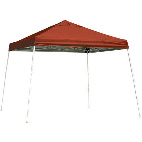 Pop-Up HD 10' x 10' Slant Leg Canopy  -  Red