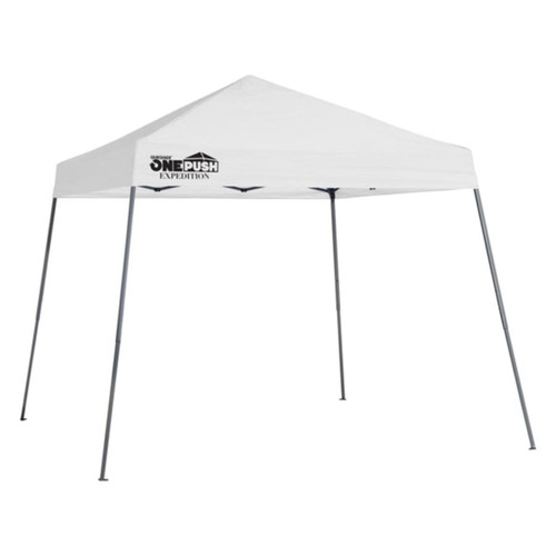 Expedition EX64 One Push 10' x 10' Slant Leg Canopy - White