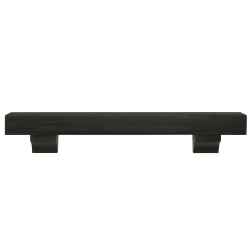 72" Shenandoah Fireplace Shelf by Pearl Mantels - Espresso Distressed Finish