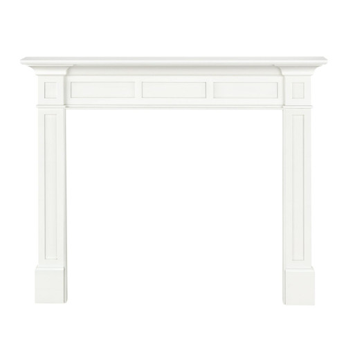 48" Jim MDF Fireplace Mantel by Pearl Mantels - White Paint Finish