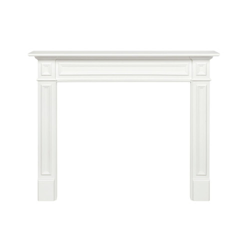 48" Mike MDF Fireplace Mantel by Pearl Mantels - White Paint Finish