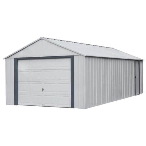Arrow Murryhill 14' x 21' Steel Storage Garage/Building - Gray