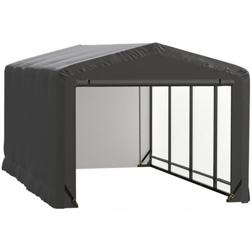 ShelterTube 10' x 18' x 8' Wind & Snow-Load Rated Garage - Gray