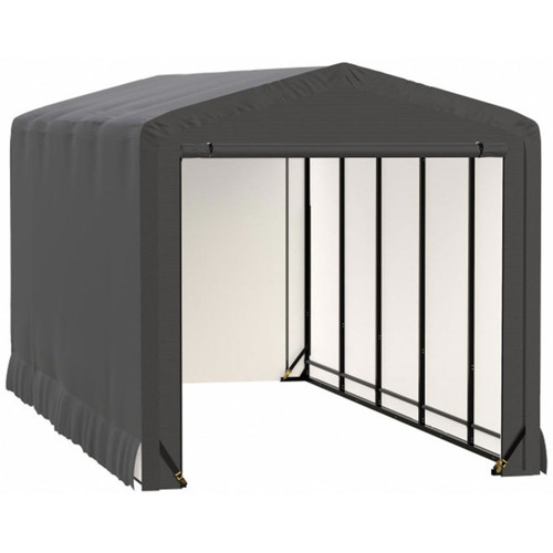 ShelterTube 10' x 23' x 10'  Wind & Snow-Load Rated Garage - Gray