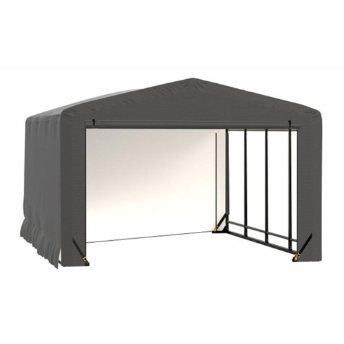 ShelterTube 12' x 18' x 8'  Wind & Snow-Load Rated Garage - Gray