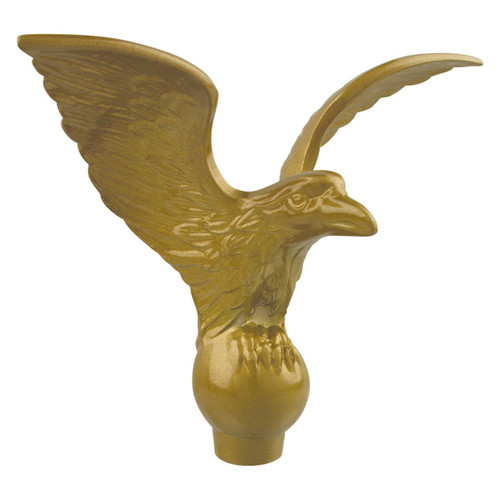 Gold Metal Eagle Ornaments - 7"