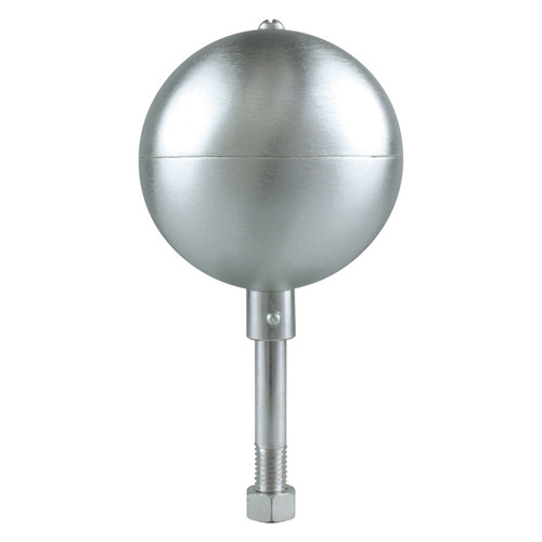 Satin Aluminum Ball Topper