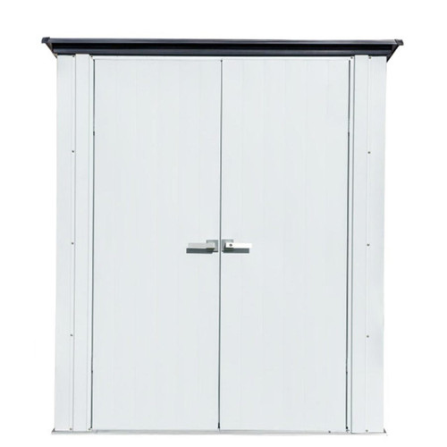 Spacemaker 5' x 3' Patio Shed - Flute Gray and Anthracite
