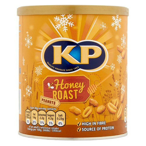 KP Honey Roasted Peanuts Tin - 13.22oz (375g)