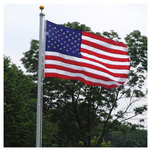 US Flag Store Heavy Duty 20ft. Residential Flagpole - Made in the USA