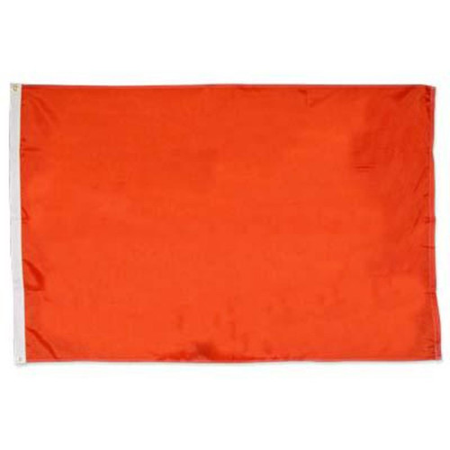 3-Ft. x 5-Ft. Solid Color Orange Nylon Flag
