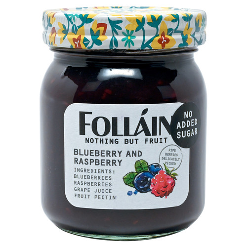 Follain Nothing But Fruit Blueberry & Raspberry -12oz (340g) - No Sugar Added