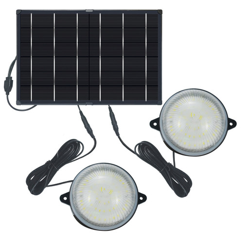 LED Solar Round Wall Light - 1540 Lumens - LumeGen