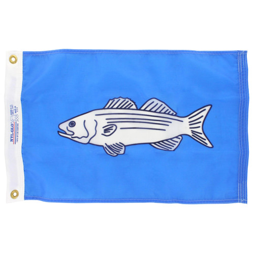 12in x 18in Nylon Striped Bass Flag