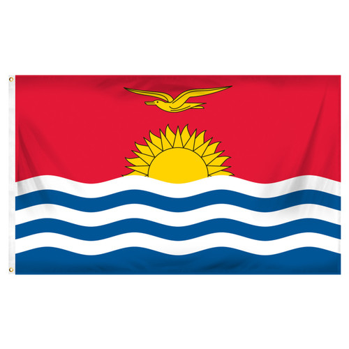 Kiribati Flag 3ft x 5ft Printed Polyester