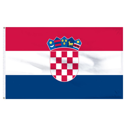 Croatia Flag 5ft x 8ft Nylon