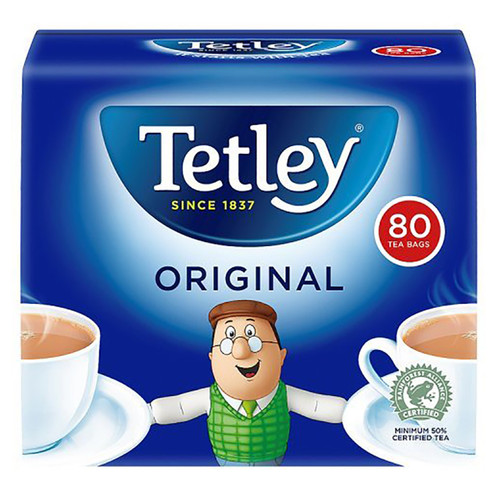Tetley Tea Bags - 80 Count