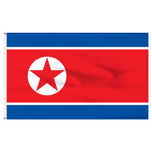 North Korea 4ft x 6ft Nylon Flag