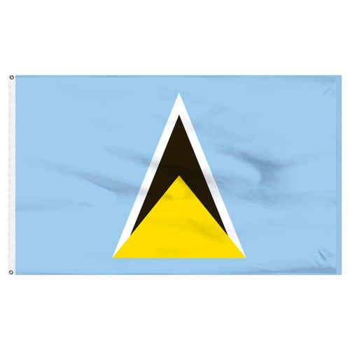 Saint Lucia 4ft x 6ft Nylon Flag