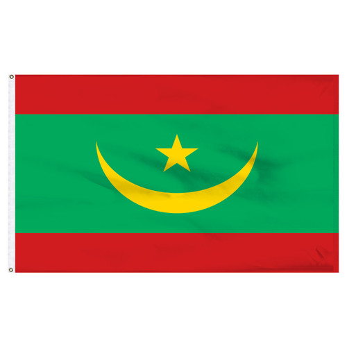 3ft x 5ft Mauritania Nylon Flag