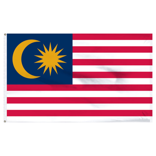 Malaysia 2' x 3' Nylon Flag