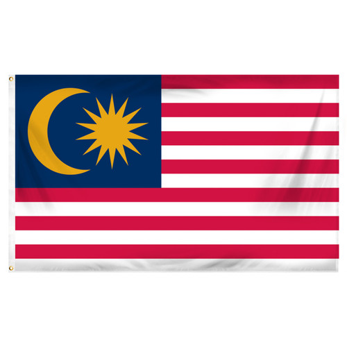 Malaysia 3ft x 5ft Printed Polyester Flag