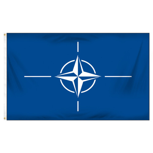 NATO (Nato) 3ft x 5ft Printed Polyester Flag