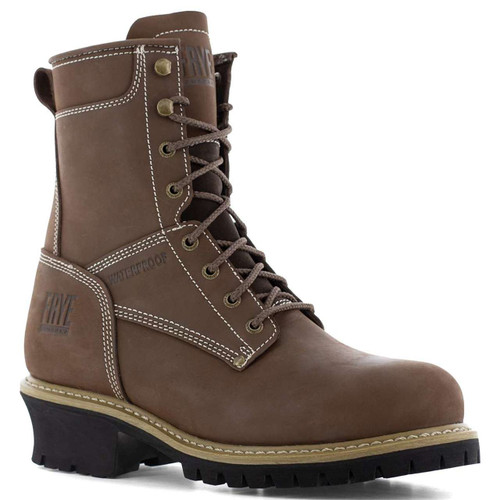 Frye Supply Men's The Safety-Crafted Logger 8" Waterproof EH Composite Toe Boots - FR40202