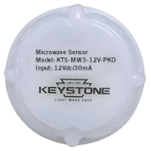 LED Microwave Occupancy/Daylight Sensor - Factory Preset 5 Minute Hold Time - Daylight Threshold Disabled - Keystone