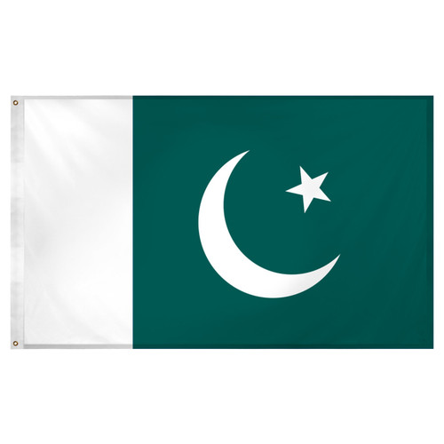 Pakistan flag 3ft x 5ft Super Knit Polyester