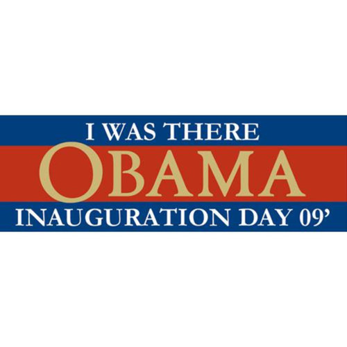 Barack Obama Bumper Sticker - Inauguration Day