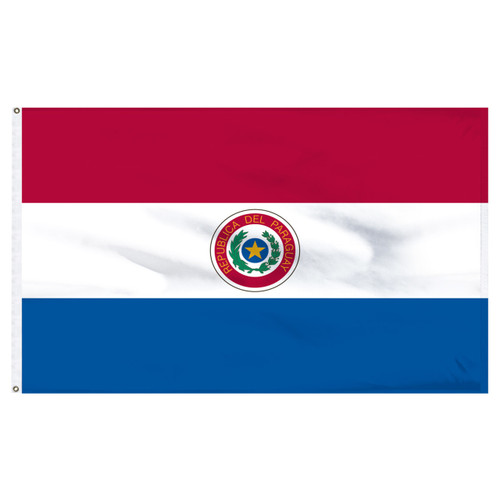 3ft x 5ft Paraguay Nylon Flag