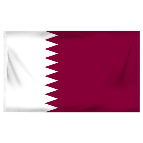 Qatar 3ft x 5ft Printed Polyester Flag