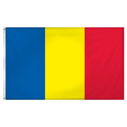 Romania Flag 3ft x 5ft Super Knit Polyester