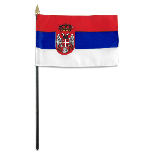 Serbia flag 4 x 6 inch