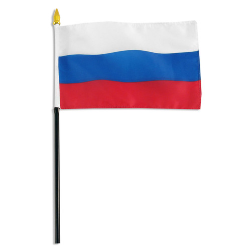 Russian Federation flag 4 x 6 inch