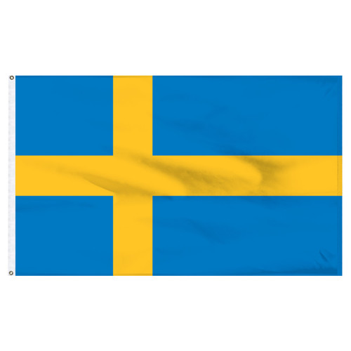 Sweden 5ft x 8ft Nylon Flag