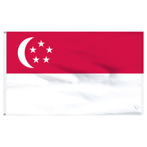 3ft x 5ft Singapore Nylon Flag