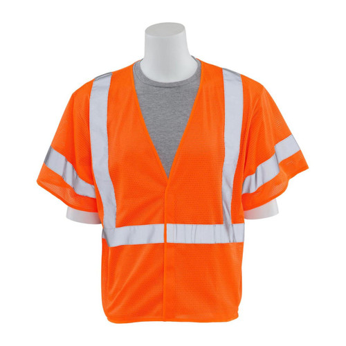 Allsafe High-Vis Orange Class 3 Cool Dry  Mesh Safety Vest - 3XL
