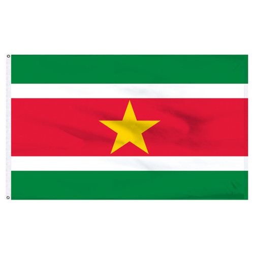 Suriname 4ft x 6ft Nylon Flag