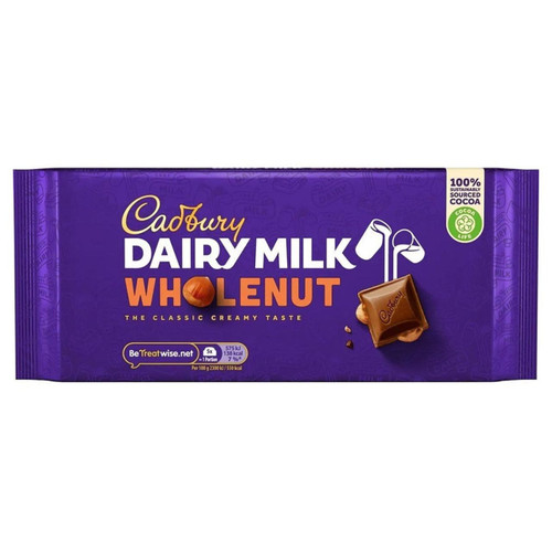 Cadbury Dairy Milk Whole Nut Chocolate - 6.34oz (180g)