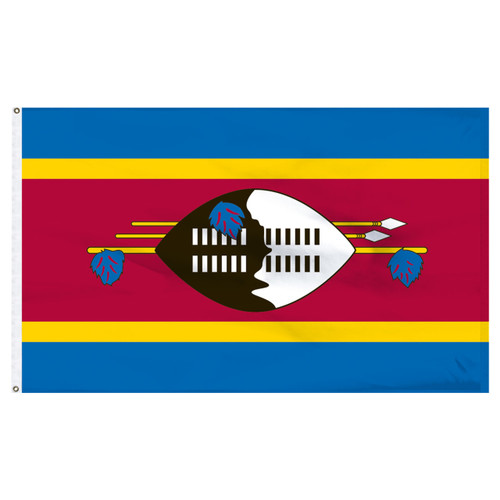 Swaziland 3ft x 5ft Nylon Flag